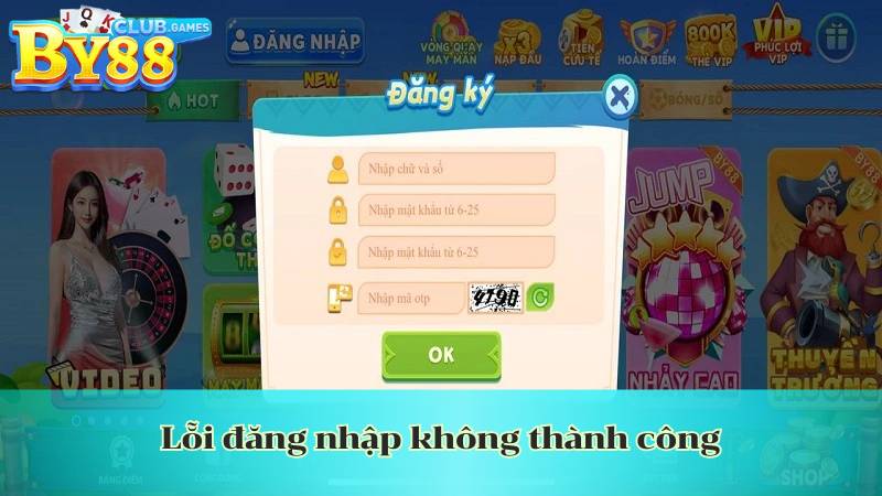 loi dang nhap khong thanh cong